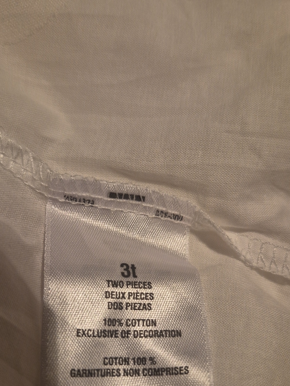 Carter's girls 3T white tank top with embroidered design NEW - Picture 5 of 5